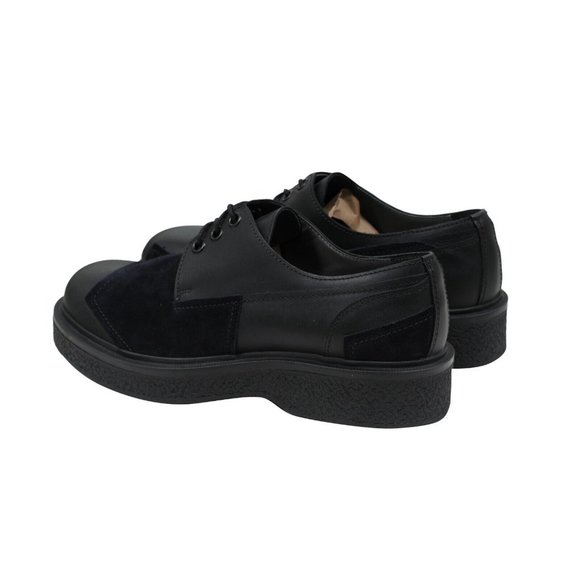 Lanvin Mens Chunky Derbys US 10 UK9 Black Leather Suede Crepe Platform Sole main image 9